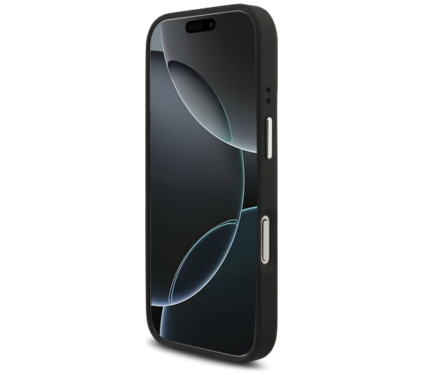 Guess Grained Big 4G Classic Logo do iPhone 17 Pro czarny
