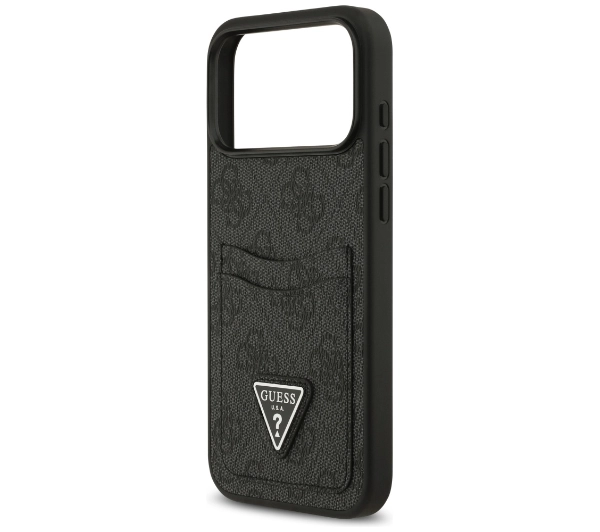 Guess 4G Double Card Triangle do iPhone 17 Pro Max czarny