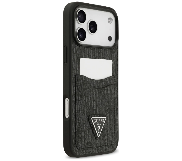 Guess 4G Double Card Triangle do iPhone 17 Pro Max czarny
