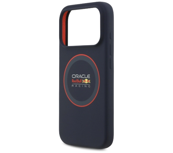 Red Bull Racing Silicone Red Ring MagSafe do iPhone 17 Pro Granatowy