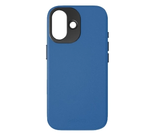Yaxo Leather Gear Slim Case MagSafe do iPhone 17 Niebieski