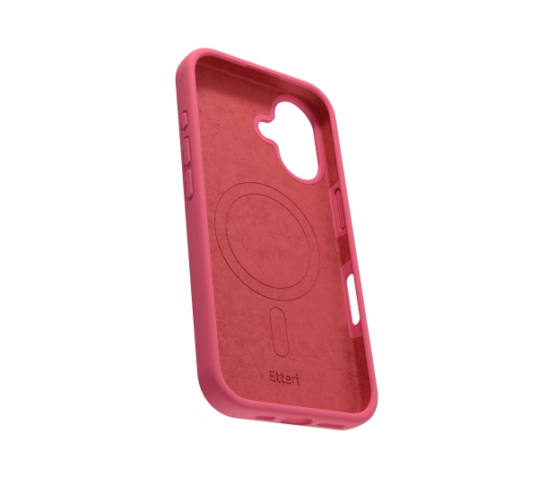 Etteri Silicone Case do iPhone 16 Malinowy