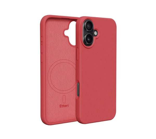 Etteri Silicone Case do iPhone 16 Malinowy