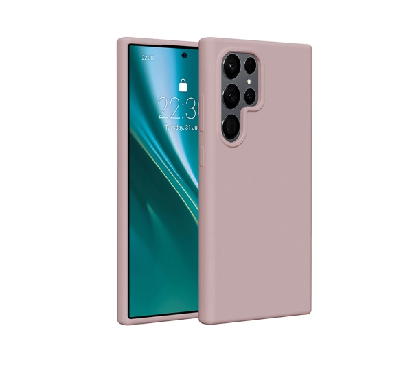 Etteri Silicone Case do Galaxy S25 Ultra Różowy
