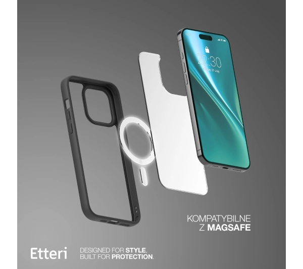 Etteri Matt Mag do iPhone 16 Pro Max Czarny