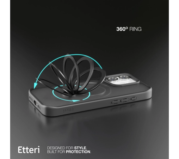 Etteri Matt Mag Ring do iPhone Air Czarny