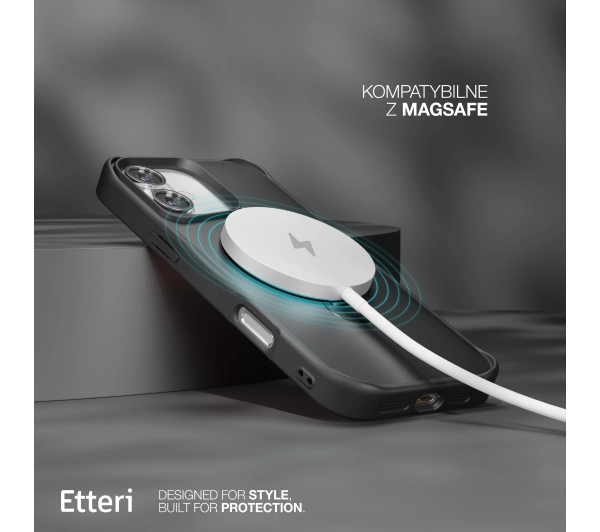 Etteri Matt Mag Ring do iPhone Air Czarny