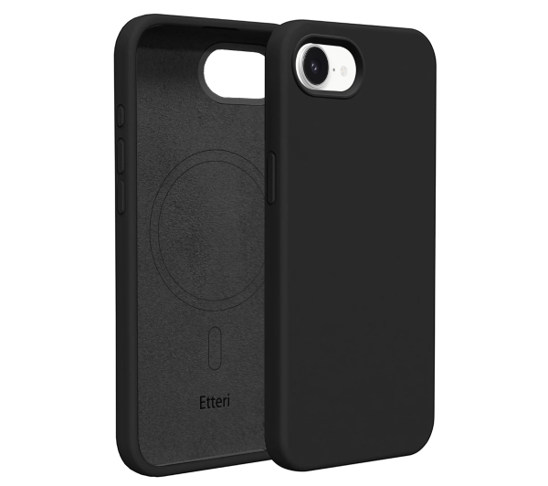 Etteri Silicone Case do iPhone 16e Czarny
