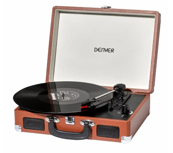 Denver VPL-120 Manualny Napęd bezpośredni Brązowy