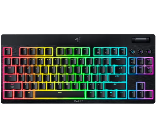 Razer BlackWidow V4 Low-Profile Orange Switch Czarny