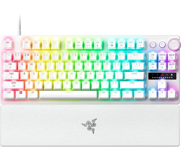 Razer Huntsman V3 Pro Tenkeyless 8KHz Analog Optical Switch Gen-2 Biały