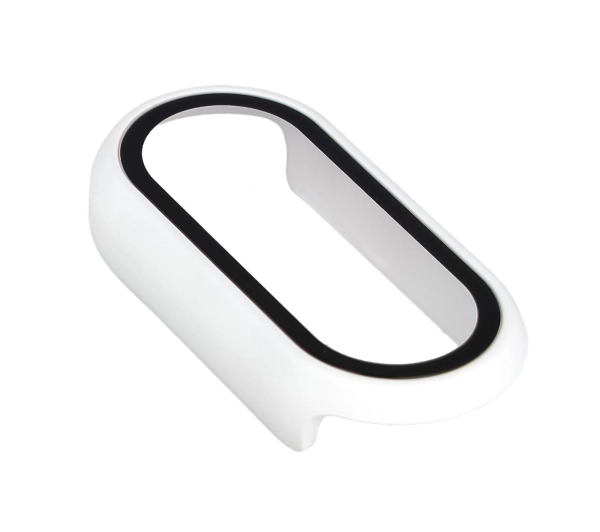 Bizon ze szkłem do Xiaomi Smart Band 10 biały