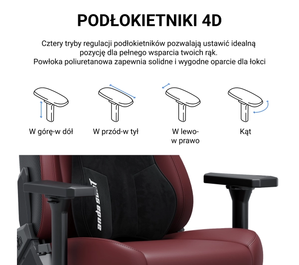 Anda Seat Kaiser 3E XL Gamingowy do 150kg Tkanina Żółty - Kup na Raty - RRSO 0%