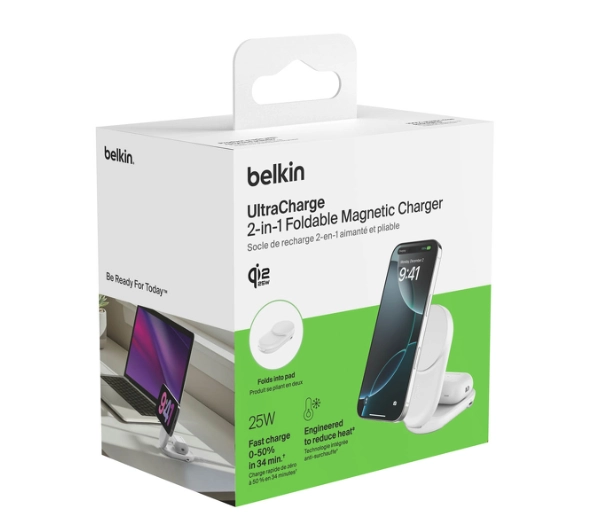 Belkin Qi2 2w1 25W Biały