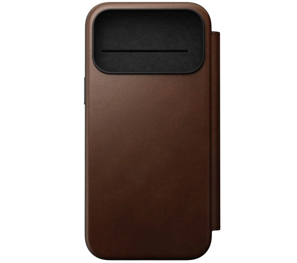 Etui NOMAD Modern Leather Folio do Apple iPhone 17 Pro Max Brązowy