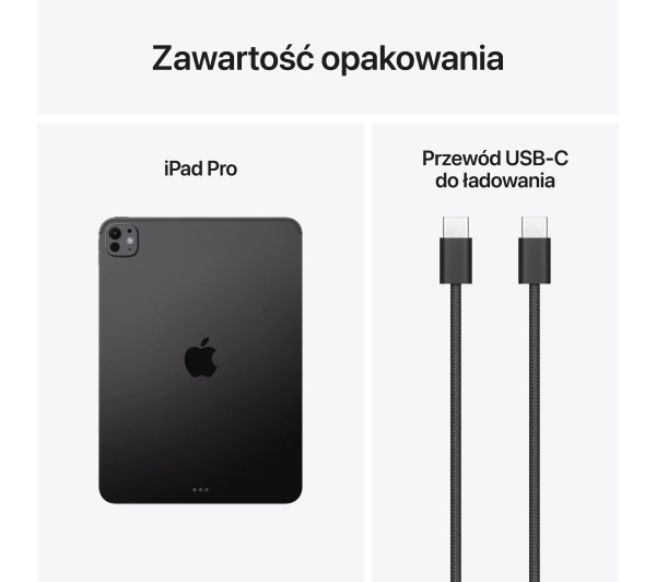 Apple iPad Pro 2025 6 gen 11" 12/256GB Wi-Fi Gwiezdna czerń - ⚡ EURO HIT CENOWY! ⚡ - Kup na Raty - RRSO 0%