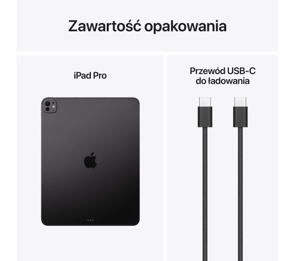 Apple iPad Pro 2025 8 gen 13" 12/256GB Wi-Fi Gwiezdna czerń - ⚡ EURO HIT CENOWY! ⚡ - Kup na Raty - RRSO 0%