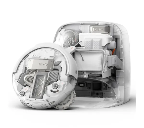 Roboty sprzątające - DJI Romo P Funkcja mopowania Stacja oczyszczająca Tworzenie mapy pomieszczenia 56,64dB