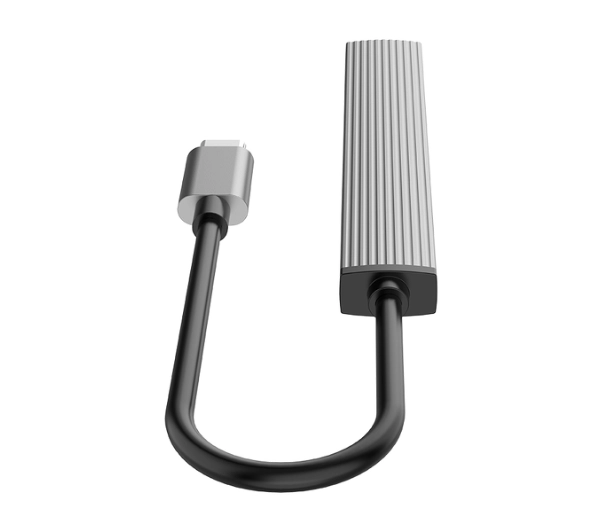 Orico AH-12F-GY-BP USB-C 3xUSB-A Szary