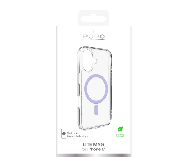Puro Lite Mag do iPhone 17 Lawendowy