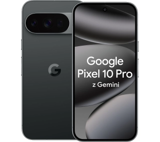 Google Pixel 10 Pro 16/128GB AI 6,3" 120Hz 50Mpix Czarny - Kup na Raty - RRSO 0%