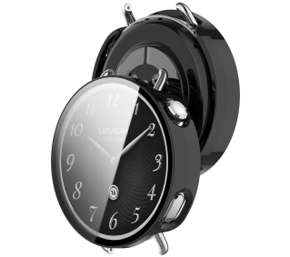 Bizon ze szkłem do Xiaomi Watch S4 41mm Czarny