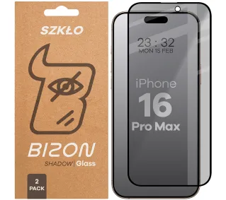 Bizon prywatyzujące pełne Edge Shadow Duo do iPhone 16 Pro Max
