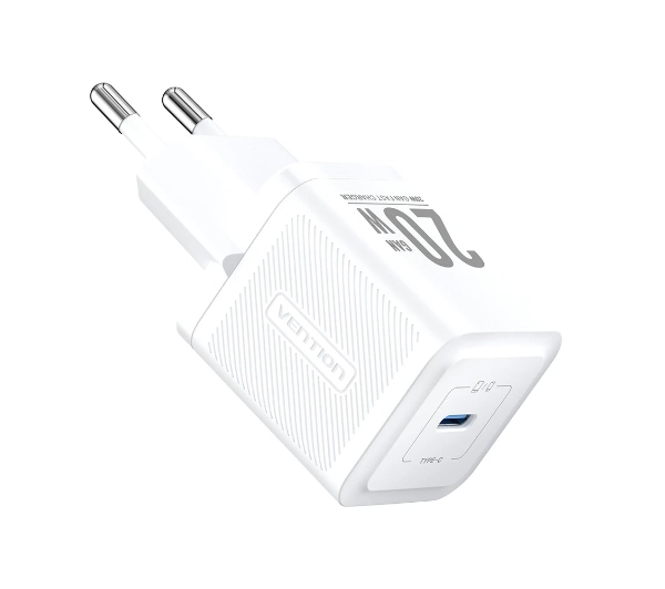 Vention USB-C 20W GaN Biały - ⚡ EURO HIT CENOWY! ⚡
