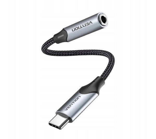 Vention BGMHA USB-C na 3,5mm jack DAC 0,1m Szary
