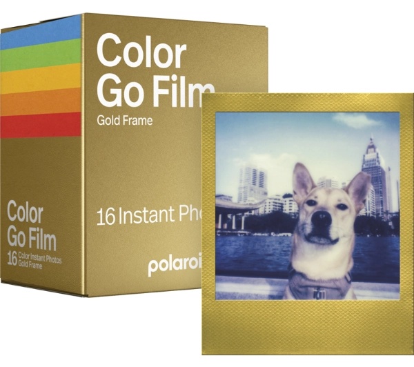 Polaroid Color do Go Gold Frame Double Pack