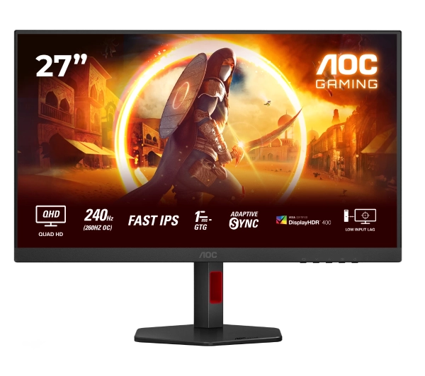 AOC Q27G4ZR 27" 2K Fast IPS 240Hz/ OC 260Hz 0,3ms MPRT Gamingowy
