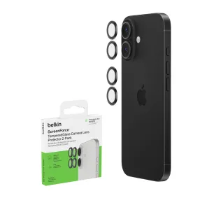 Belkin OVA181HQBK na aparat iPhone 17/16/16 Plus 2 zestawy