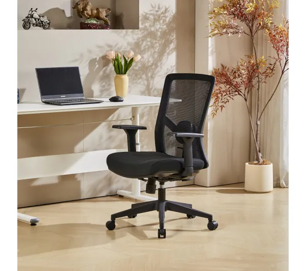 Cobra Office Plus HF502BK Biurowy do 150kg Tkanina Czarny - Kup na Raty - RRSO 0%