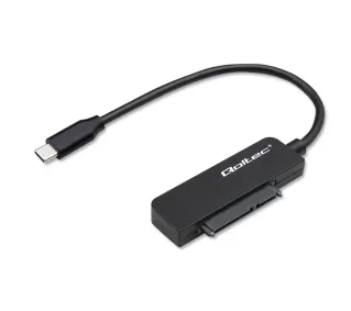 Qoltec 52269 SATA Przejściówka na dysk SSD HDD 2.5" USB-C Czarny