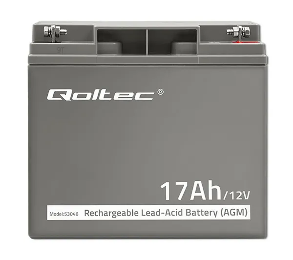 Qoltec 53046 AGM 12V 17Ah