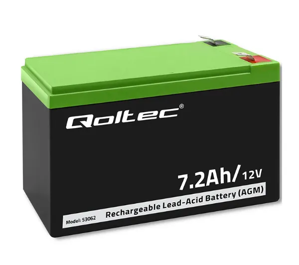 Qoltec 53062 AGM 12V 7.2Ah