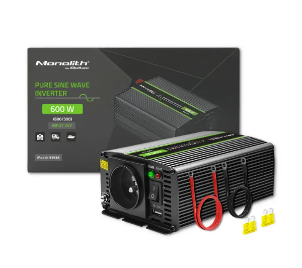 Qoltec Monolith 24/230V 300/600W Czarny