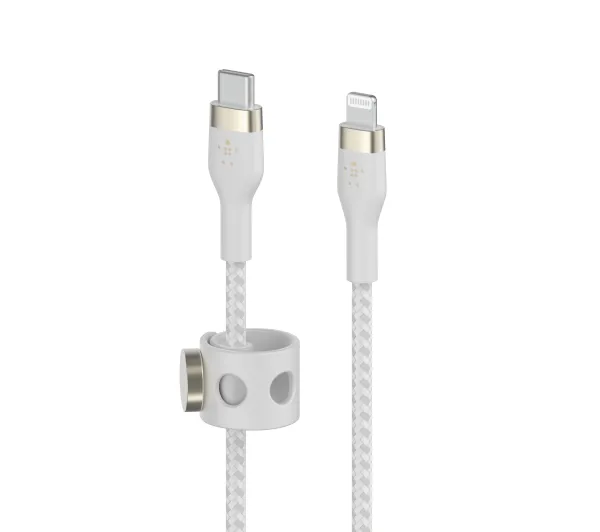 Belkin BoostCharge Pro Flex USB-C do Lightning 2 m Biały