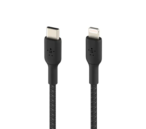 Belkin BoostCharge USB-C do Lightning 1m Czarny