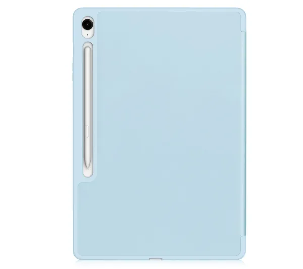 Bizon Case Tab Lizard z klapką do Samsung Galaxy Tab S10 FE Plus Błękitny