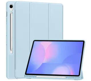 Bizon Case Tab Lizard z klapką do Samsung Galaxy Tab S10 FE Plus Błękitny
