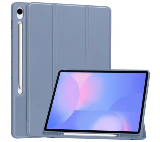 Bizon Case Tab Lizard z klapką do Samsung Galaxy Tab S10 FE Plus Lawendowy