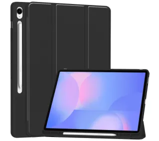 Bizon Case Tab Lizard z klapką do Samsung Galaxy Tab S10 FE Plus Czarny