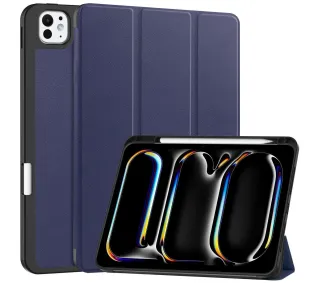 Bizon Case Tab Lizard z klapką do iPad Pro 11" 2025 / 2024 Granatowy