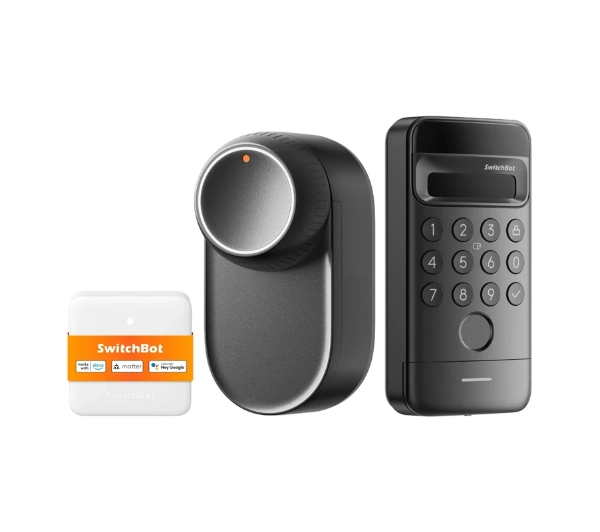 SwitchBot Lock Ultra Vision Combo 3w1 z centralką Hub Mini Matter i klawiaturą Vision
