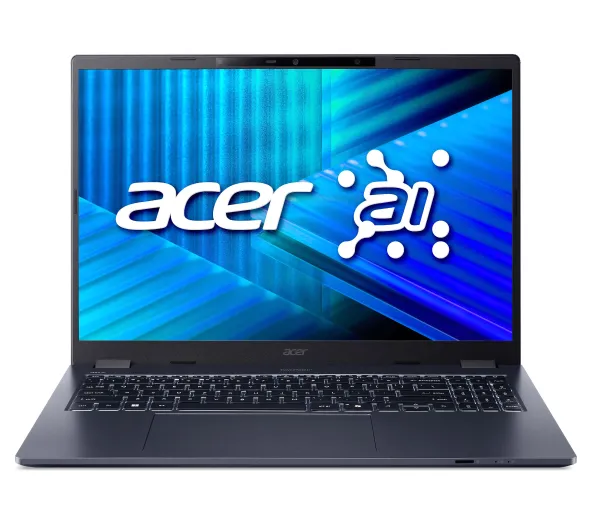 Acer TravelMate P4 16 TMP416-54-TCO 16" Ultra 5 225U 16GB RAM 512GB Dysk SSD Win11 Pro Niebieski Funkcje AI