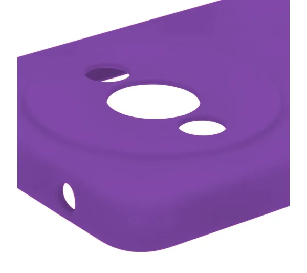 Bizon Soft Case do Xiaomi Redmi A3 4G Fioletowy