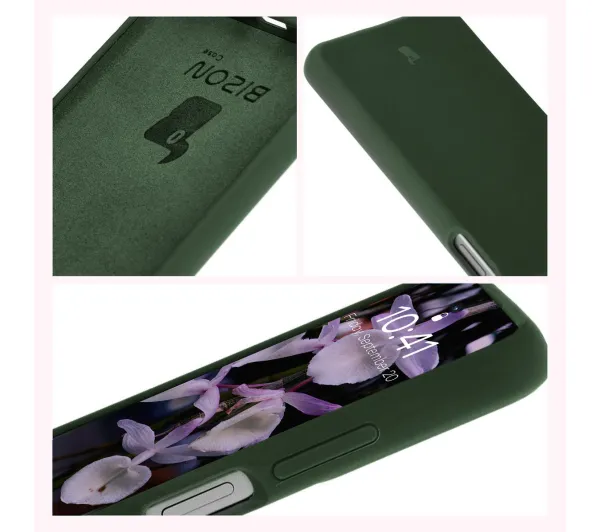 Bizon Bizon Soft Case do Motorola Moto G04 Ciemnozielony