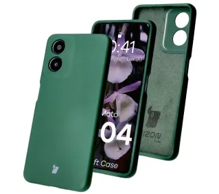 Bizon Bizon Soft Case do Motorola Moto G04 Ciemnozielony