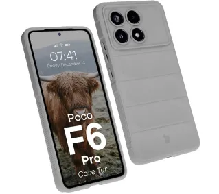 Bizon Tur do Xiaomi Poco F6 Pro Jasnoszary